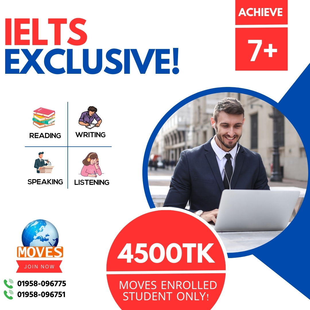 IELTS EXCLUSIVE WITH MOVES!